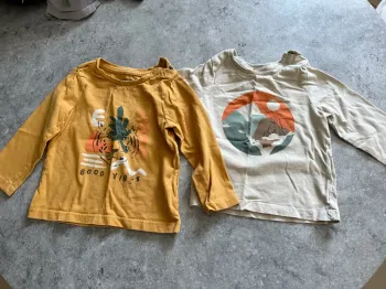 Lot de deux tee shirt manches longues