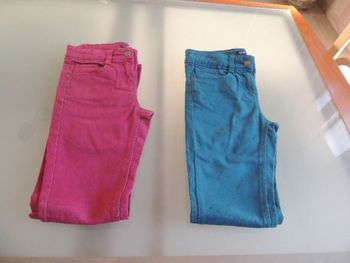Lot de 2 pantalons slim fille kiabi 9 ans