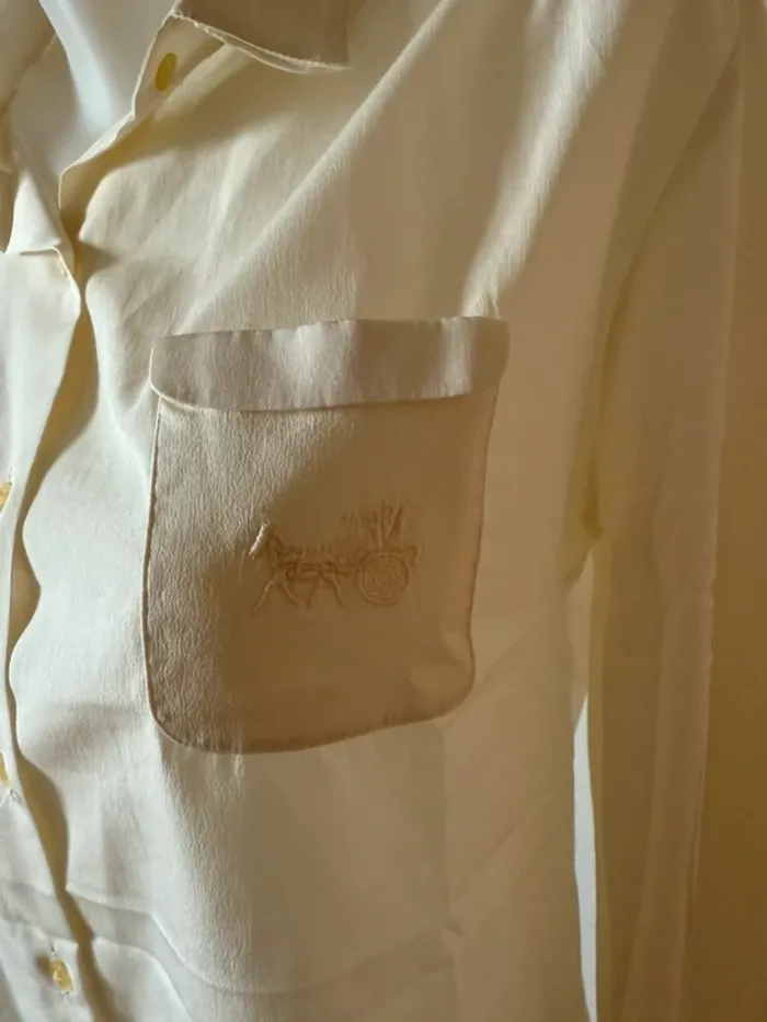 Chemise blanche vintage en tres bon état taille 40 - photo numéro 3