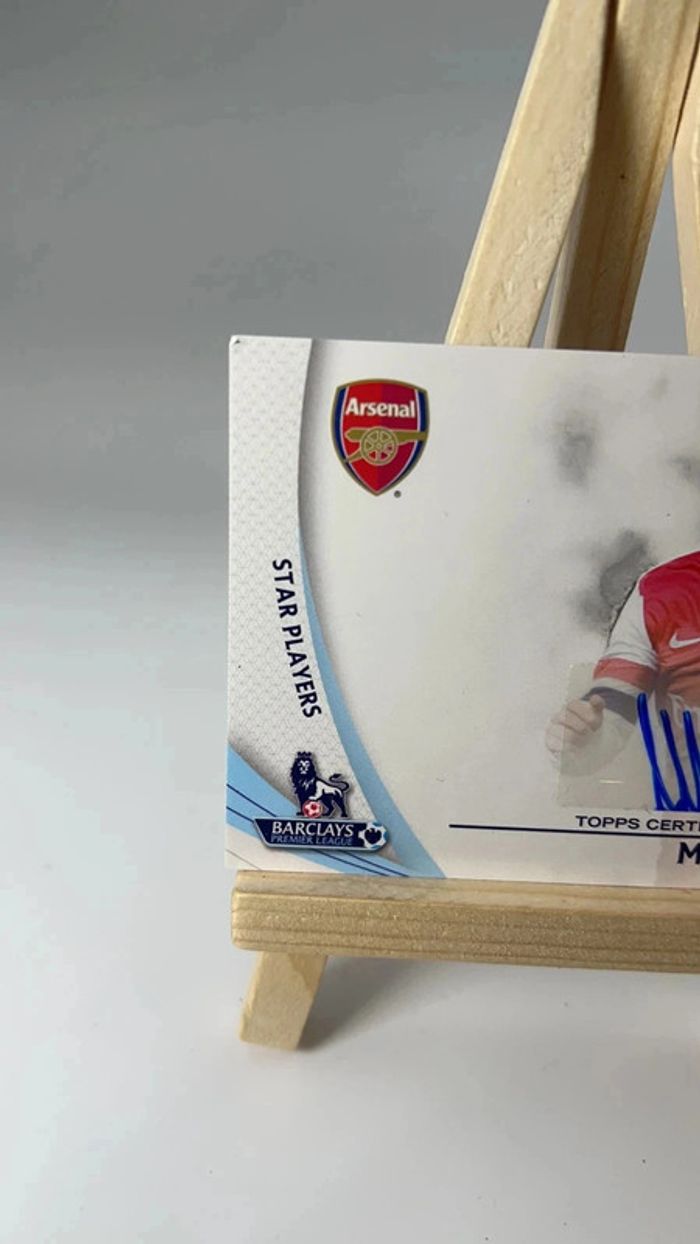 2013-14 Topps English Premier League Gold #SP-MA Mikel Arteta Star Auto Arsenal - photo numéro 2