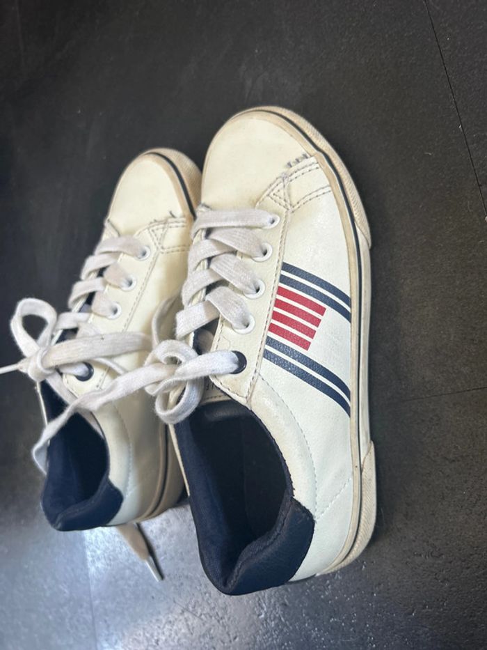 Basket en cuir garçon Tommy Hilfiger - photo numéro 4