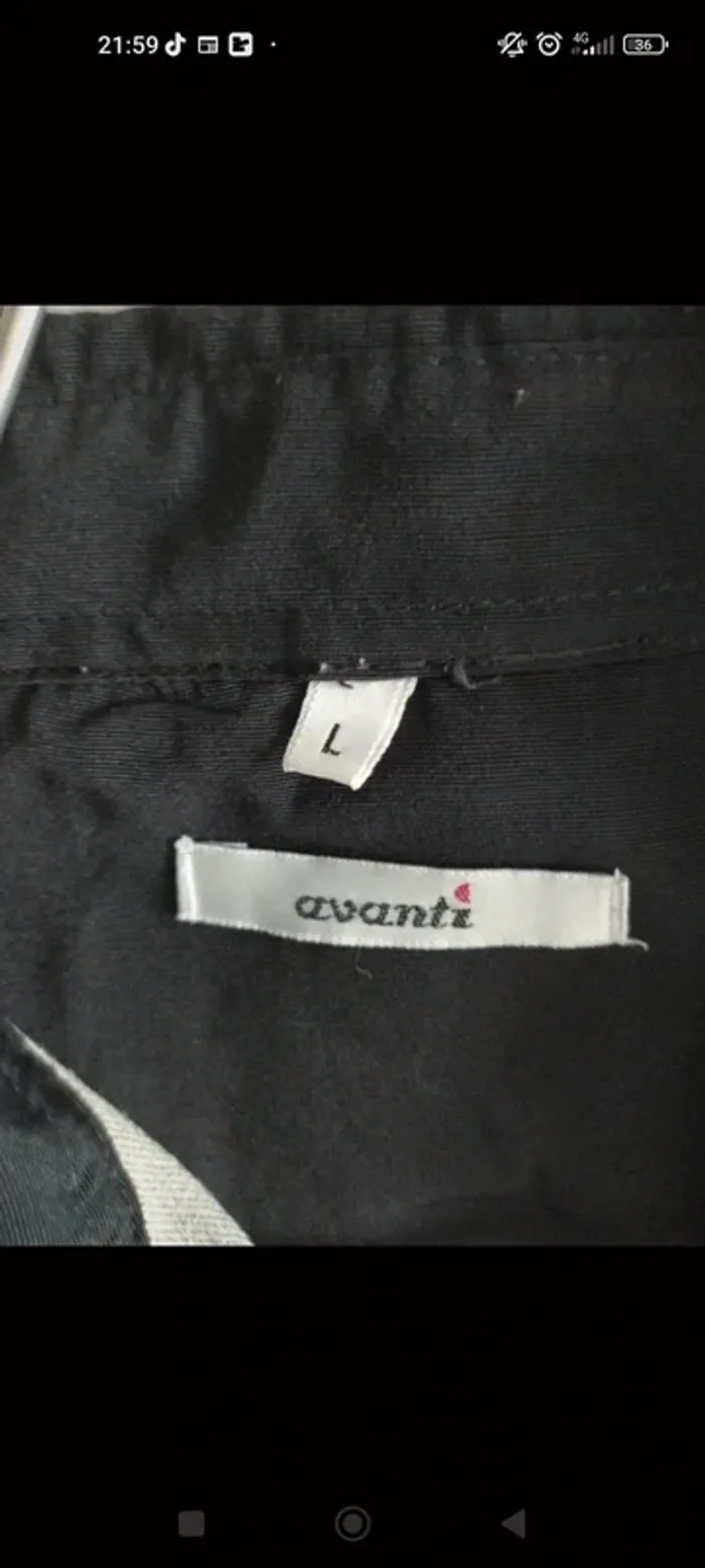 Chemise taille L noir et grise - photo numéro 4
