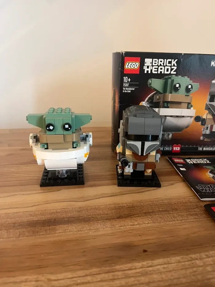 Lego Brick Headz - the Mandalorian & the Child - photo numéro 2