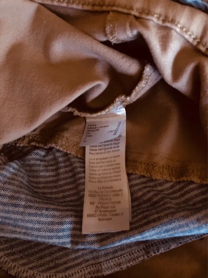 Pantalon chino beige la Redoute - photo numéro 5