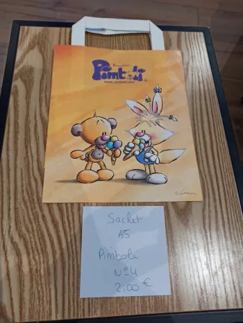 Sachet en papier Diddl A5 avec anses pimboli 4 2,00€