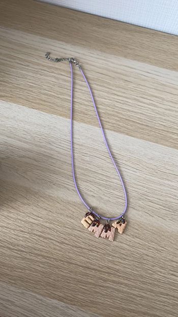 Collier prénom Emma en fimo