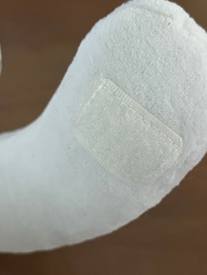 Peluche chien blanc/gris DOUGLAS NEUVE - photo numéro 9