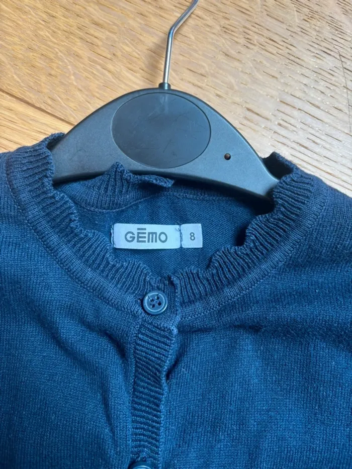 Gilet bleu marine Gemo 8 ans - photo numéro 4