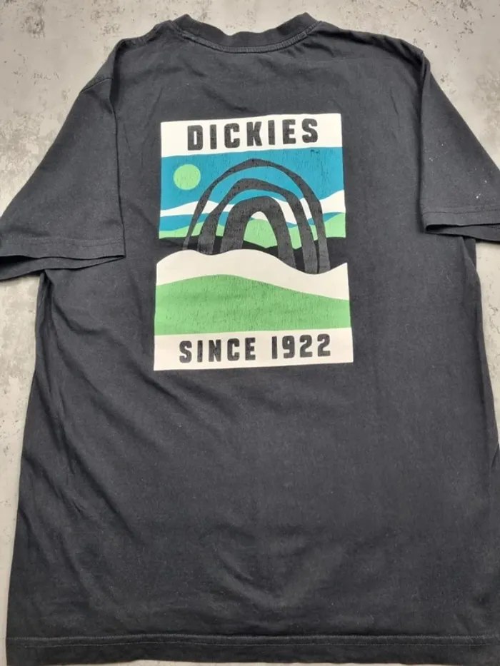 T-shirt Dickies noir – Taille S Hommes (mesures en photos) - photo numéro 4