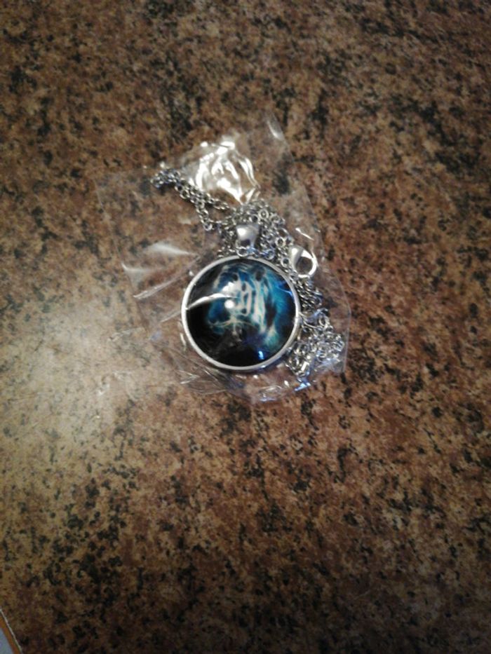 Magnifique collier tigre holographique neuf - photo numéro 4