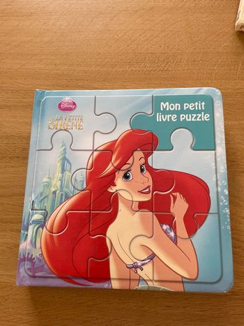 Mon livre puzzle la petite sirène