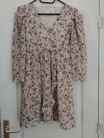 Robe automnale beige