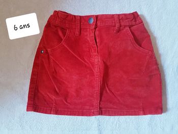 Jupe velour captain tortue 6 ans