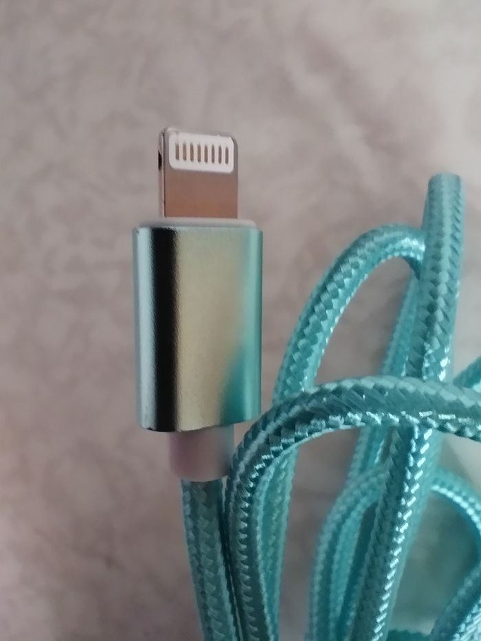 Câble Lightning Bleu 3m Chargeur USB Renforcé IPad et IPod, iPhone 5/6/7/8/11/12/X/XR/XS/XMAX/SE - photo numéro 2