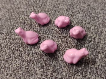 6 grenouilles roses Lego - en parfait état jamais utilisées - vrai Lego