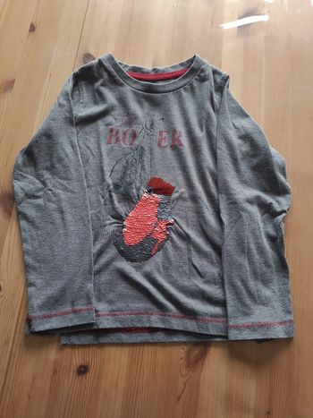 T shirt manches longues sequins