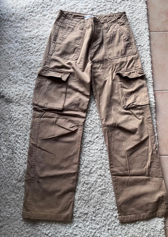 Cargo beige/marron femme - photo numéro 2