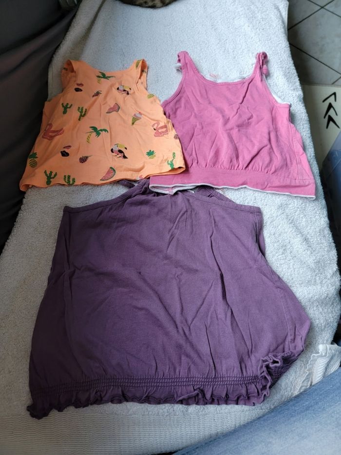 Lot de 7 tee-shirts été fille 4 ans - photo numéro 5