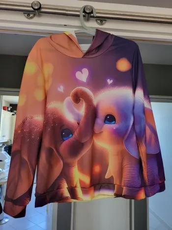 Pull léger Shein 13-14 ans Motif éléphants