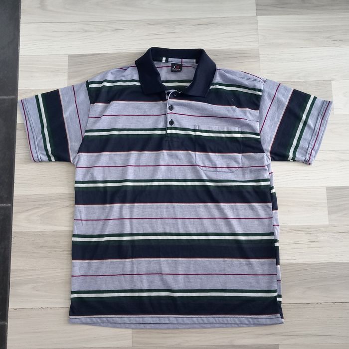 Polo rayé vintage homme taille L