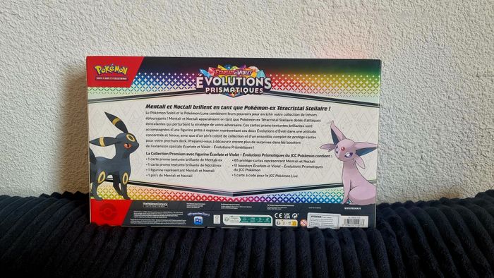 Coffret Collection Pokémon – Figurine Évolutions Prismatiques EV8.5 Neuf & Scellé - photo numéro 2