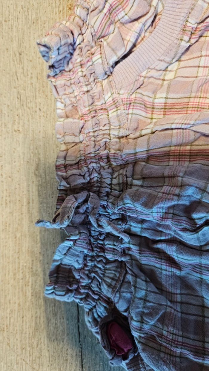 Jupe courte à carreaux rose, Prémaman, 4 ans, nickel - photo numéro 6