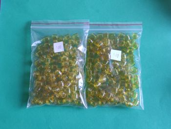 Lot 200 pièces têtes jaune transparent Lego - en parfait état - vrai Lego