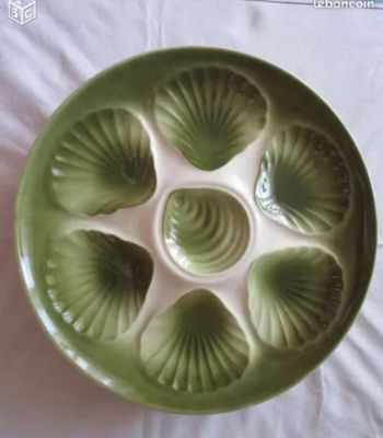 6 assiettes à crustacé