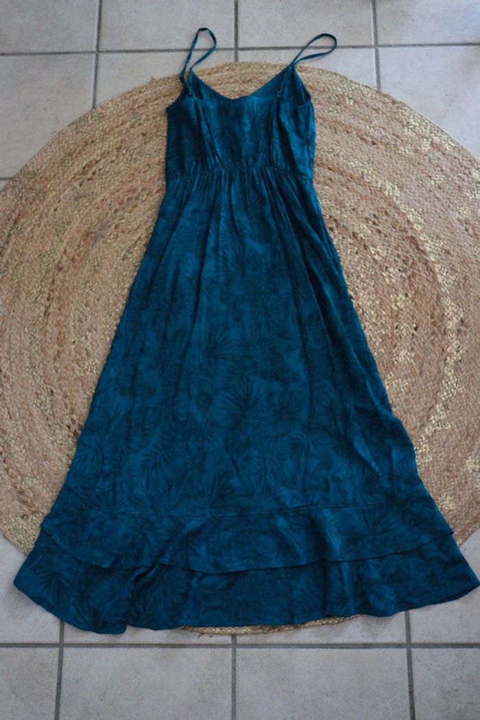 Robe longue Naf Naf bleue - photo numéro 4