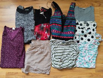 Joli lot de 9 vêtements femme taille 46 dont du neuf