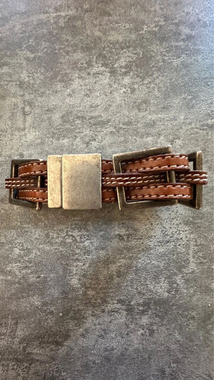 Bracelet cuir aimanté - photo numéro 7