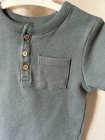 T-shirt piqué de coton vert 2 ans kiabi 