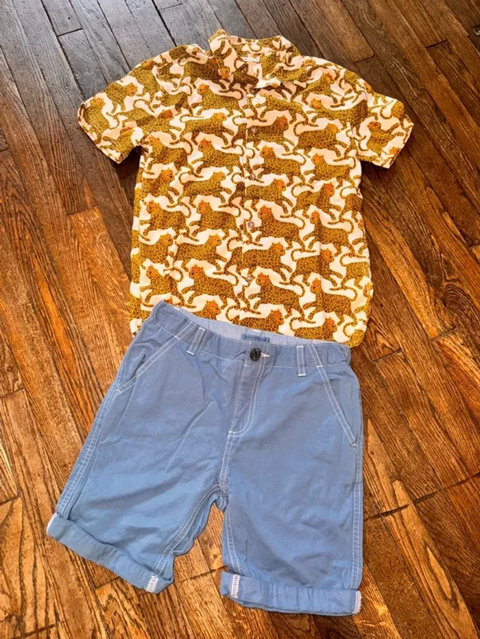Chemise et short Monoprix 12 ans