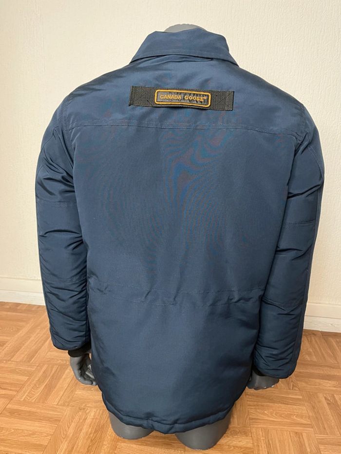 Manteau parka bleu Canada Goose - photo numéro 3