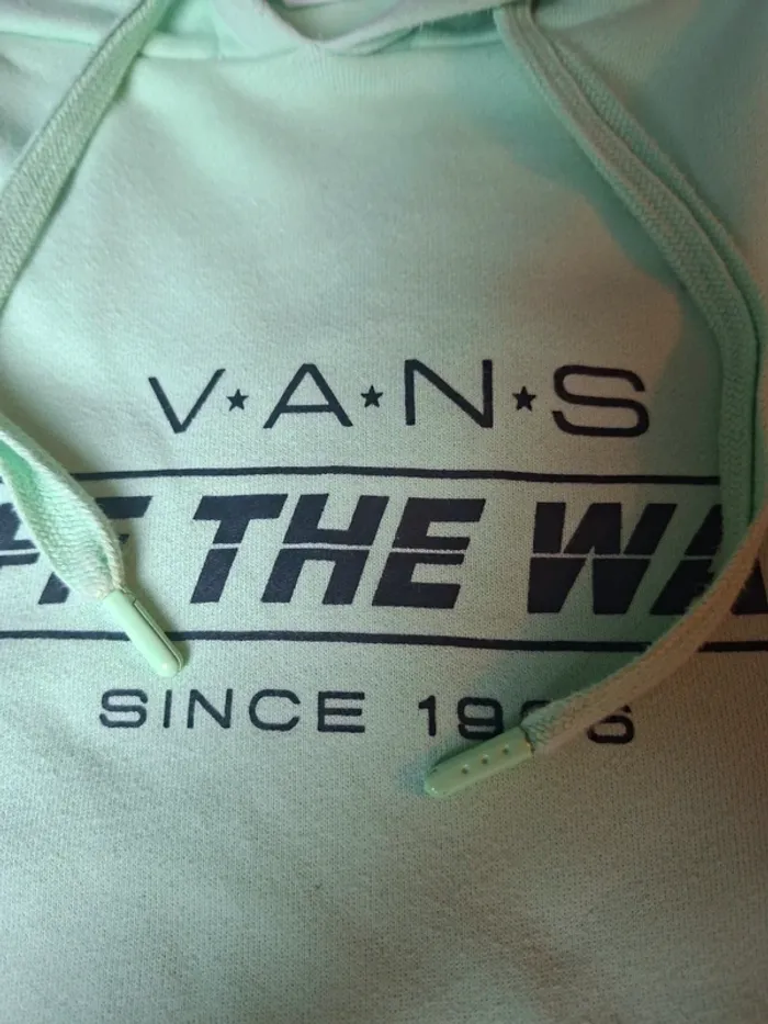 Sweat à capuche Vans "Off The Wall" vert menthe (Homme / Mixte) - photo numéro 8