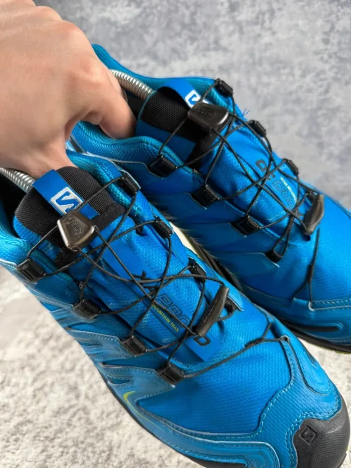 Salomon XA Pro 3D Gore-Tex - Trekking Shoes - Blue & Yellow - photo numéro 11