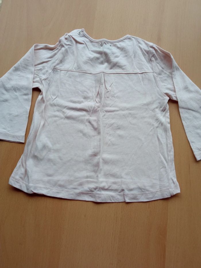 T-shirt manches longues renard 24 mois - photo numéro 3