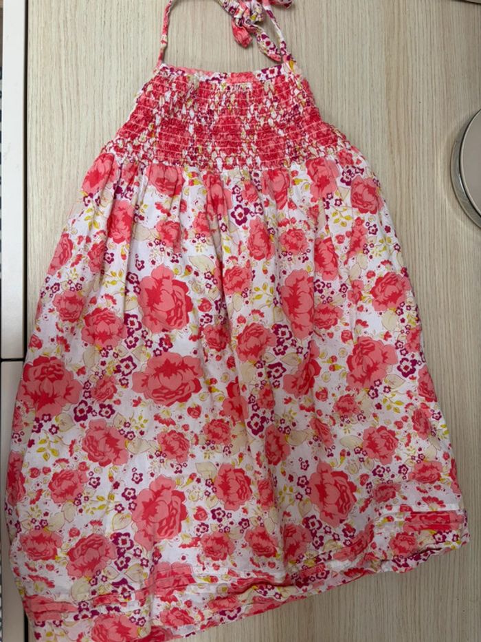 Robe dos nus à fleurs Verbaudet taille 6 ans