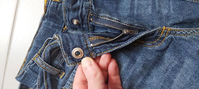 Pantacourt en jeans 10 ans - photo numéro 4