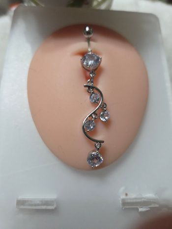 Piercing nombril Chic pampille er zircons