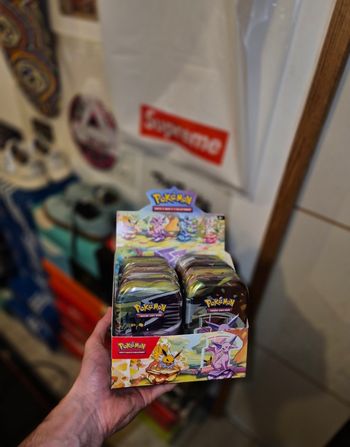 Display Mini-Tin EV8.5 Évolutions Prismatiques FR