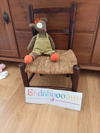 Chien moulin roty salopette 28 cm