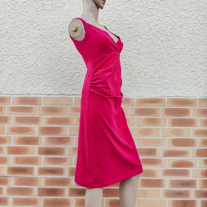 Robe été femme enceinte rose  taille S H&M mama vintage - photo numéro 2