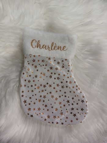 Chaussette de Noël personnalisée Charlene