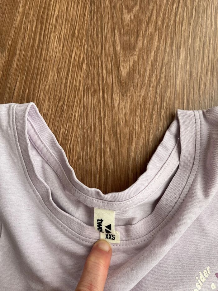 Tee shirt manches courtes fille TAO XXS - photo numéro 3