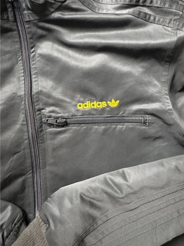 🖤 Veste Adidas Originals Vintage – Logo Trefoil Jaune - photo numéro 3