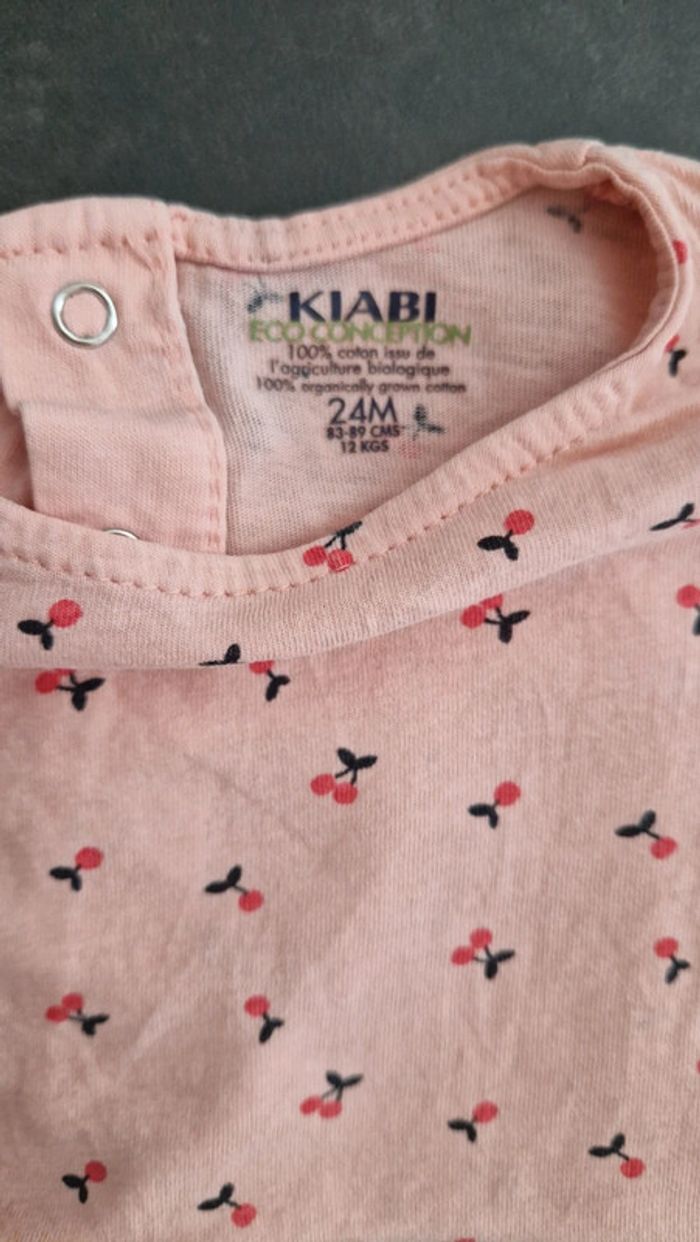 Tshirt à cerises rose - photo numéro 2