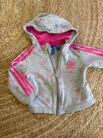 Veste adidas à capuche fille 9 mois 