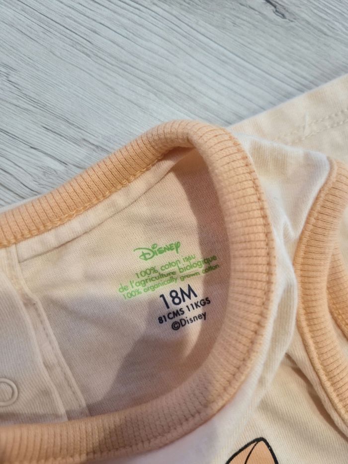 Débardeurs Mickey orange/corail, Kiabi, 18 mois - photo numéro 3