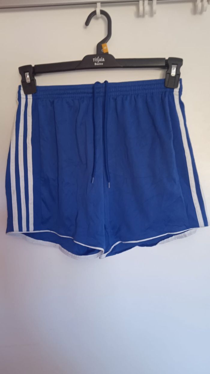 🎯 Short Running / Foot Adidas S – Bleu Électrique - photo numéro 7
